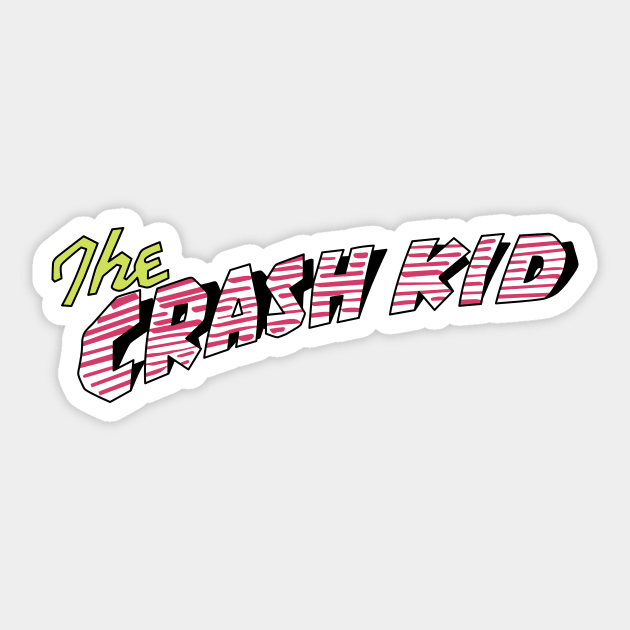 The Crash Kid Sticker by CoverTales